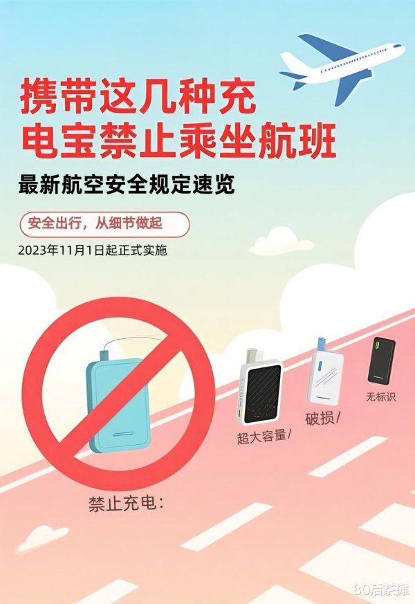 信汇网 民航局刚刚发布! 携带这几种充电宝禁止乘坐航班
